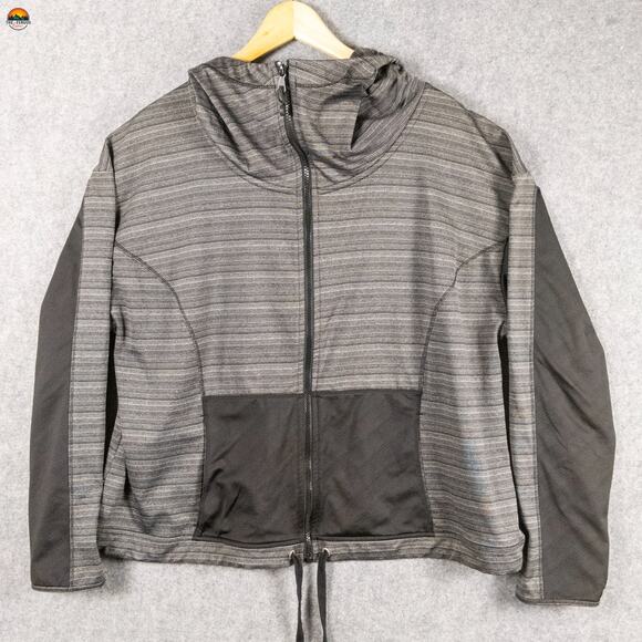 Livi Active Full-Zip Jacket Gray Athleisure Fitness Gym Plus Size Women's 14/16 - Picture 1 of 12